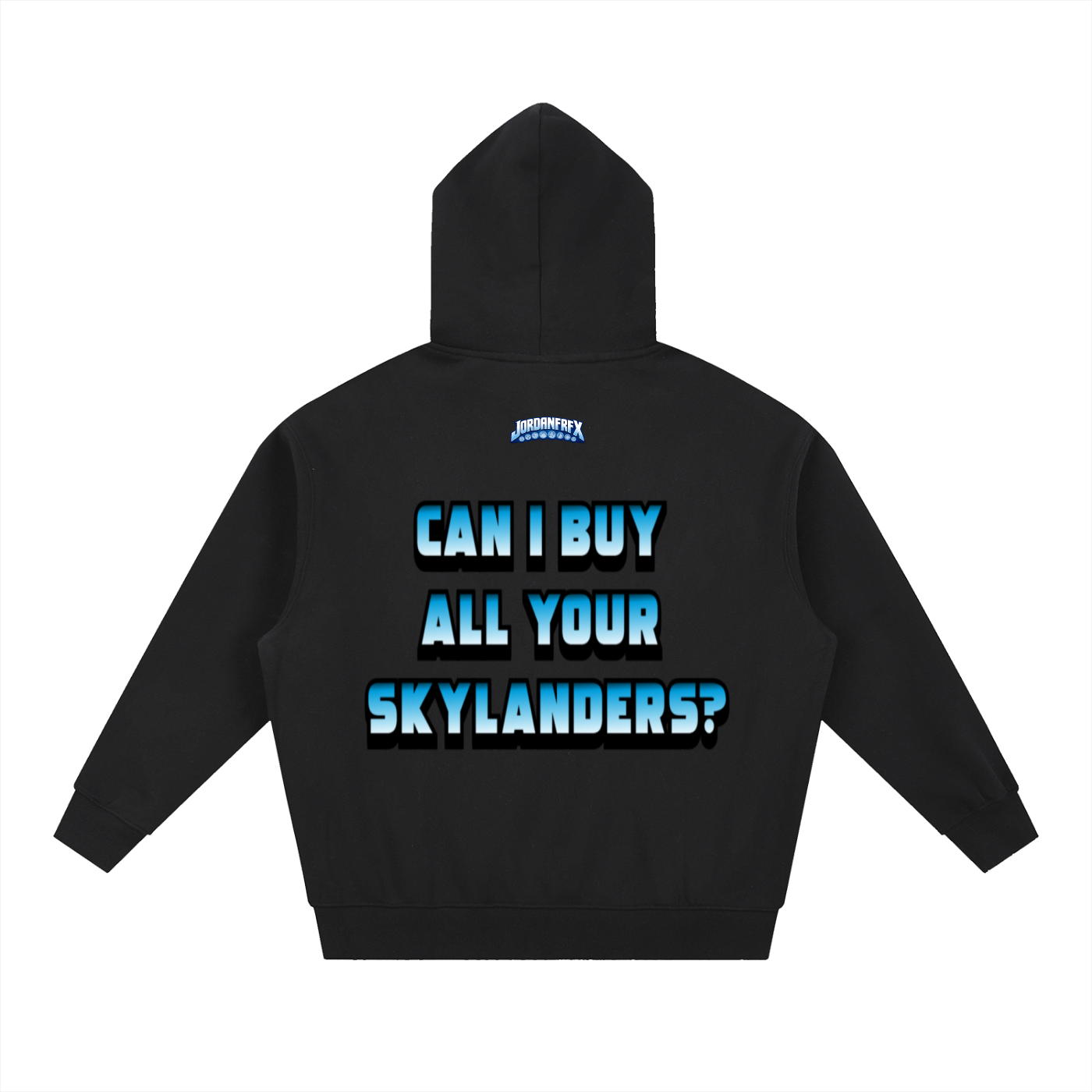 Can I buy all your Skylanders?  - FrFx - Oversized-Boxy-Fit Fleece Hoodie